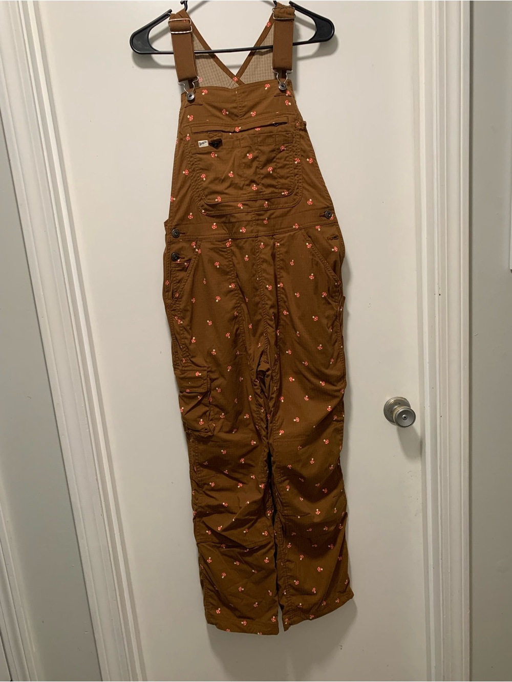 Duluth Trading Co Brown Printed Women's gardening Overalls